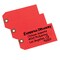 Avery 12345 Unstrung Shipping Tags, Paper, 4 3/4 x 2 3/8, Red (Box of 1000)